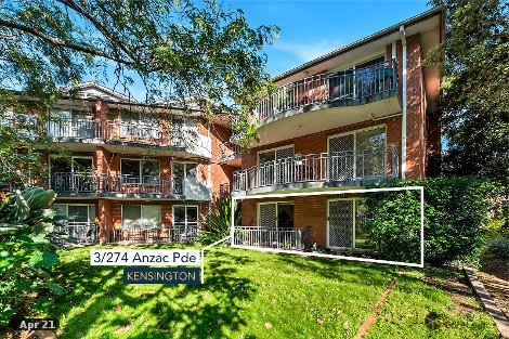 3/274-300 Anzac Pde, Kensington, NSW 2033