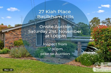 27 Kiah Pl, Baulkham Hills, NSW 2153