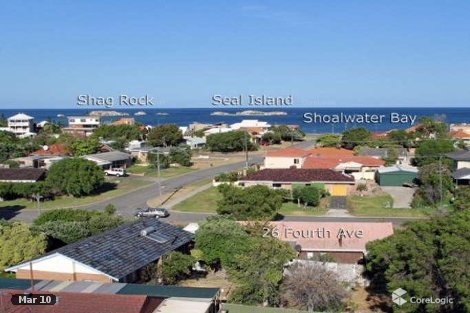 26 Fourth Ave, Shoalwater, WA 6169