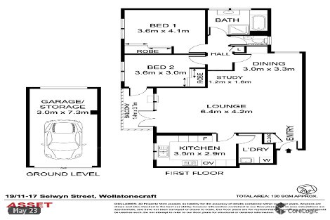 19/11-17 Selwyn St, Wollstonecraft, NSW 2065