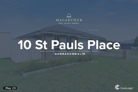 10 St Pauls Pl, Gobbagombalin, NSW 2650