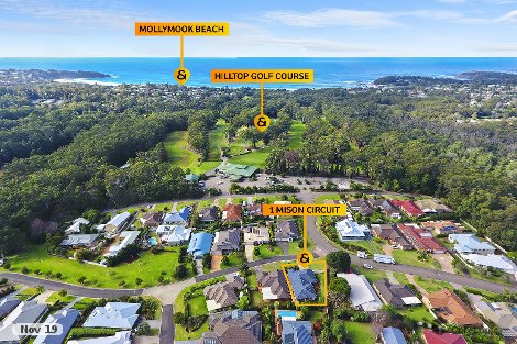 1 Mison Cct, Mollymook Beach, NSW 2539