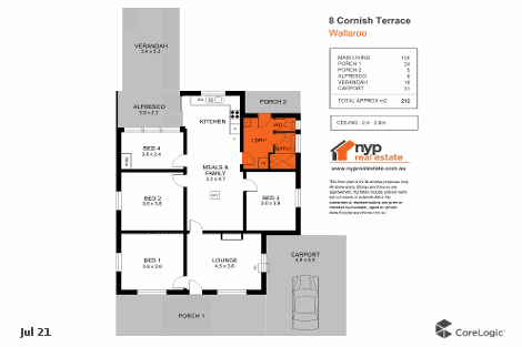 8 Cornish Tce, Wallaroo, SA 5556