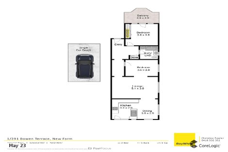 1/291 Bowen Tce, New Farm, QLD 4005