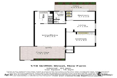 1/18 Griffith St, New Farm, QLD 4005