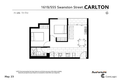 1619/555 Swanston St, Carlton, VIC 3053