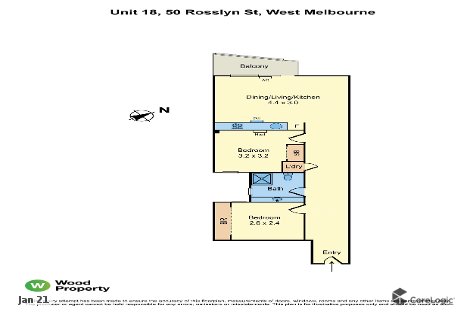 18/50 Rosslyn St, West Melbourne, VIC 3003