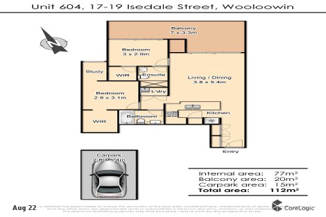 604/19 Isedale St, Wooloowin, QLD 4030