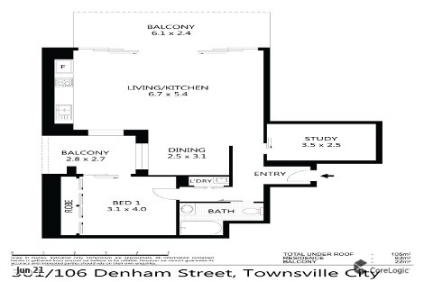 301/106 Denham St, Townsville City, QLD 4810