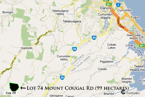 Lot 74 Mount Cougal Rd, Tallebudgera Valley, QLD 4228