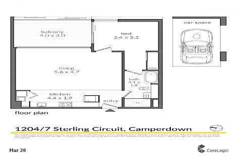 1204/7 Sterling Cct, Camperdown, NSW 2050