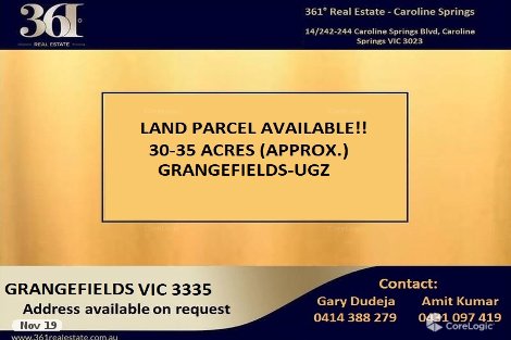 527-555 Mount Cottrell Rd, Grangefields, VIC 3335