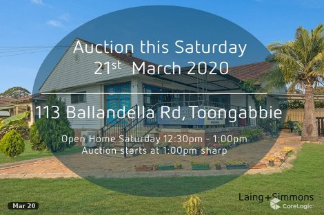 113 Ballandella Rd, Toongabbie, NSW 2146