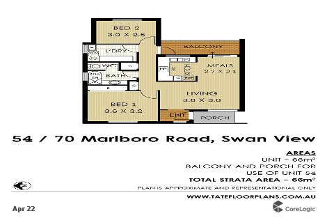 54/70 Marlboro Rd, Swan View, WA 6056