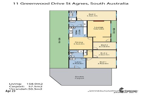 11 Greenwood Dr, St Agnes, SA 5097