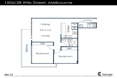 1206/28 Wills St, Melbourne, VIC 3000