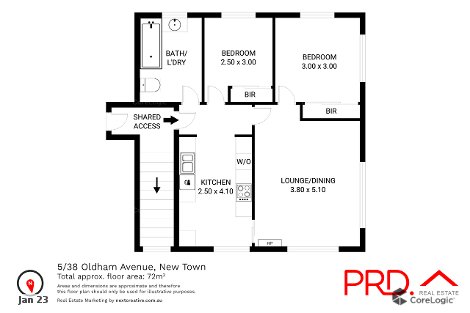 5/38 Oldham Ave, New Town, TAS 7008