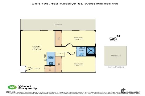 408/162-174 Rosslyn St, West Melbourne, VIC 3003