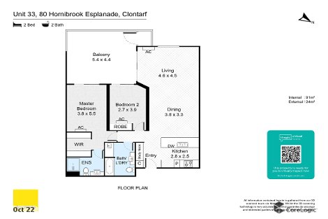 33/80 Hornibrook Esp, Clontarf, QLD 4019