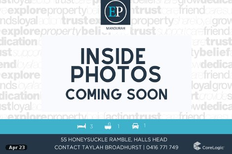 55 Honeysuckle Rmbl, Halls Head, WA 6210
