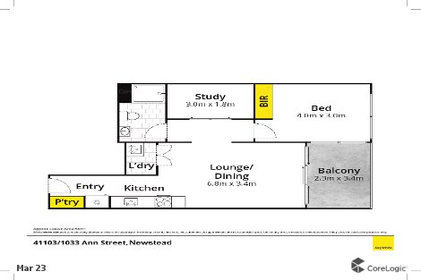 41103/1033 Ann St, Newstead, QLD 4006