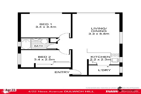 4/22 Ness Ave, Dulwich Hill, NSW 2203