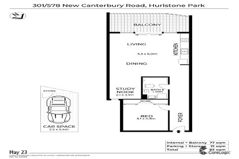 301/578 New Canterbury Rd, Hurlstone Park, NSW 2193