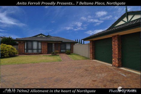 7 Beltana Pl, Northgate, SA 5085