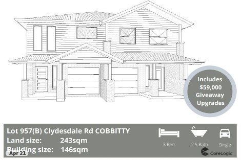 Lot 957b Clydesdale Rd, Cobbitty, NSW 2570