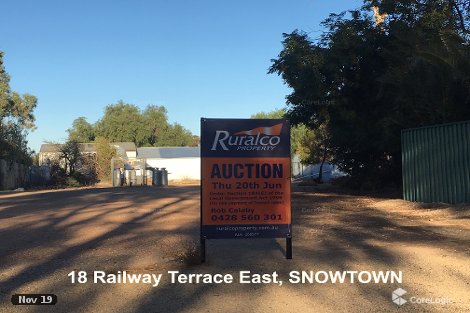 18 Railway Tce E, Snowtown, SA 5520