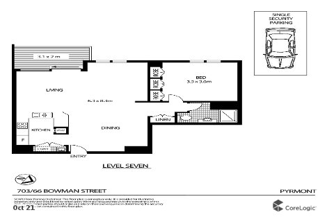 703/66 Bowman St, Pyrmont, NSW 2009