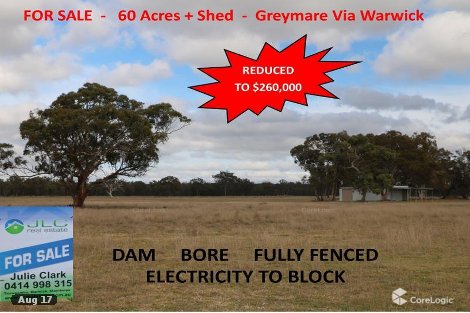 1 Springs Rd, Greymare, QLD 4370