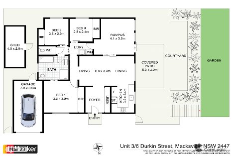 3/6 Durkin St, Macksville, NSW 2447