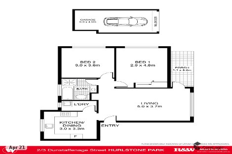 2/3 Dunstaffenage St, Hurlstone Park, NSW 2193