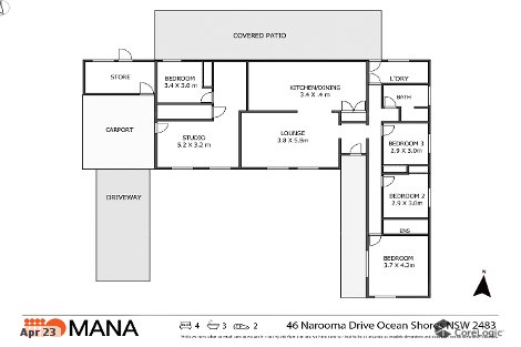 46 Narooma Dr, Ocean Shores, NSW 2483