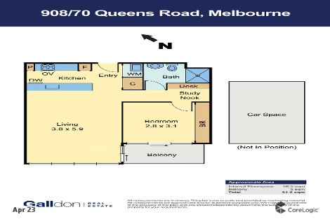 908/70 Queens Rd, Melbourne, VIC 3004