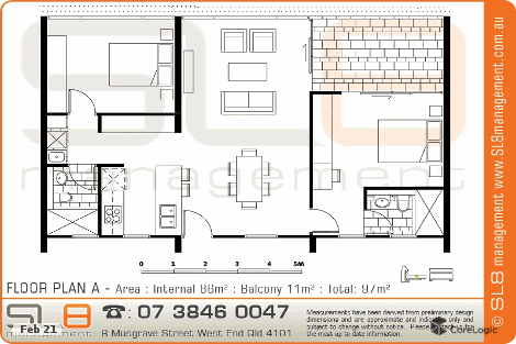 116/8 Musgrave St, West End, QLD 4101