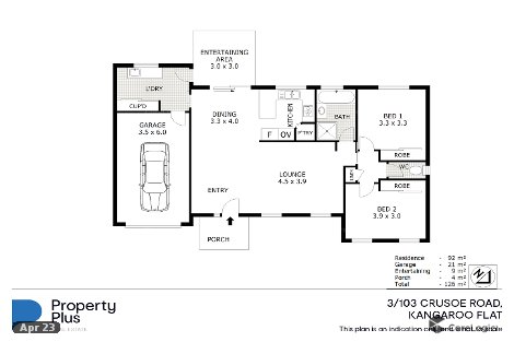 3/103 Crusoe Rd, Kangaroo Flat, VIC 3555