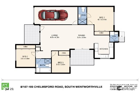8/107-109 Chelmsford Rd, South Wentworthville, NSW 2145