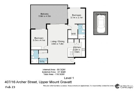 407/16-26 Archer St, Upper Mount Gravatt, QLD 4122