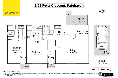 5/21 Peter Cres, Batehaven, NSW 2536