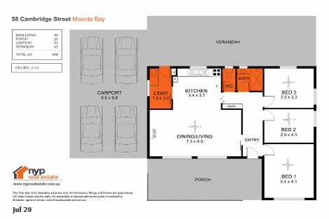 58 Cambridge St, Moonta Bay, SA 5558