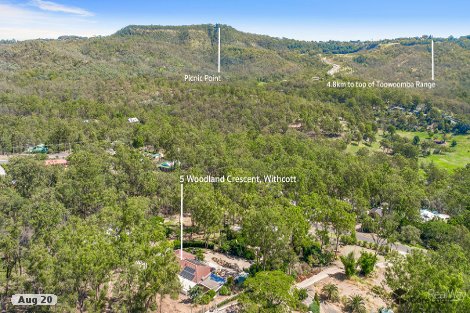 5 Woodlands Cres, Withcott, QLD 4352