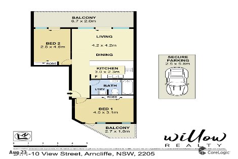 21/4-10 View St, Arncliffe, NSW 2205