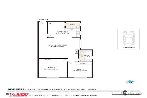 2/27 Cobar St, Dulwich Hill, NSW 2203