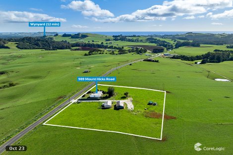 989 Mount Hicks Rd, Mount Hicks, TAS 7325