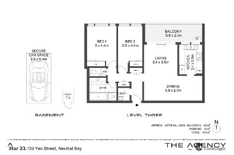 303/29 Yeo St, Neutral Bay, NSW 2089