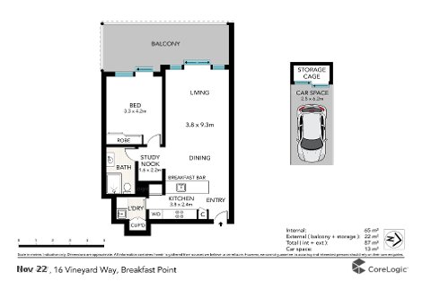 417/10-16 Vineyard Way, Breakfast Point, NSW 2137