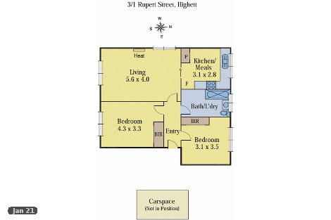 3/1 Rupert St, Highett, VIC 3190