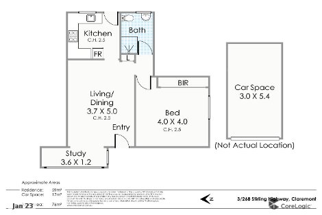 3/268 Stirling Hwy, Claremont, WA 6010